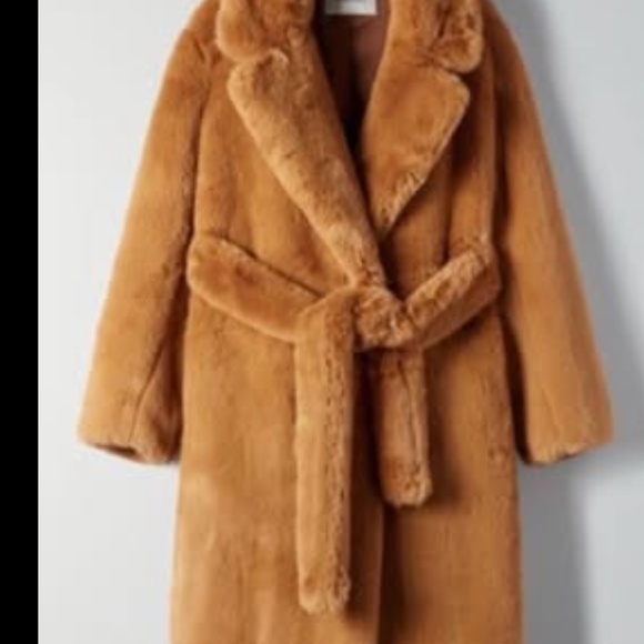 Aritzia Babaton luxurious teddy coat. Feels so real. Never worn. - Picture 1 of 1
